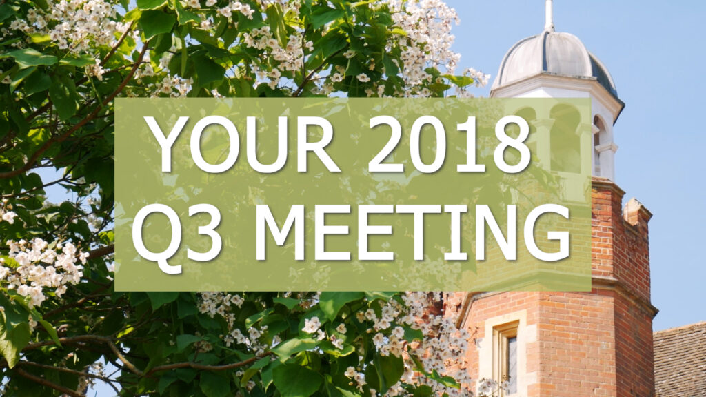 Q3 Meeting 2018